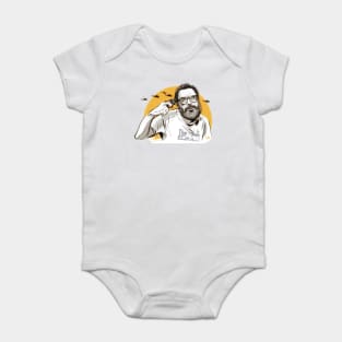 Francis Ford Coppola - An illustration by Paul Cemmick Baby Bodysuit